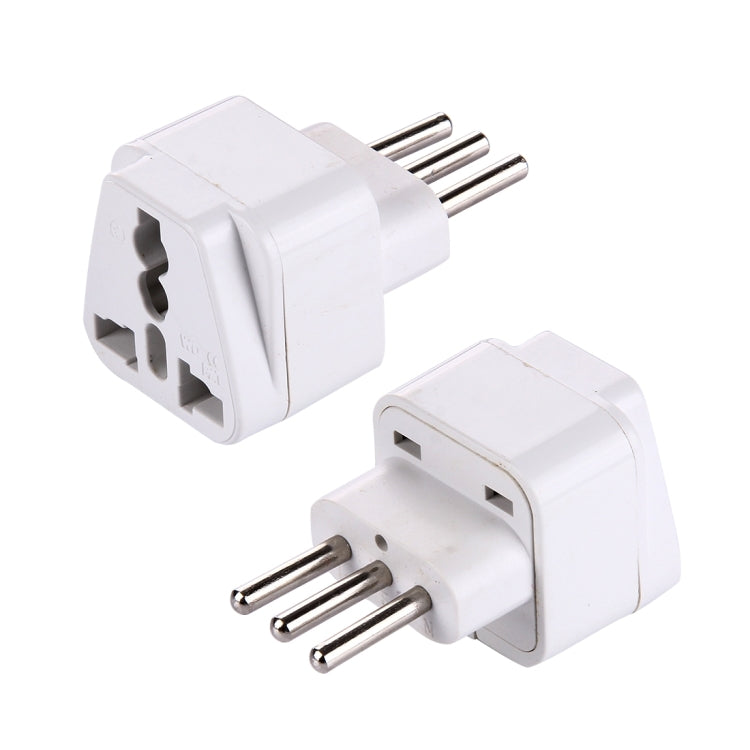 Adattatore Spina, Adattatore da Viaggio con Spina Italiana, Italian Plug, Italian Plug(White)