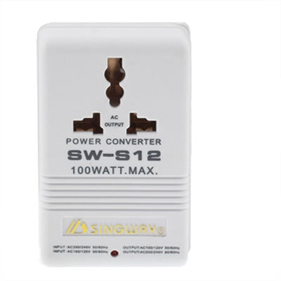 Adattatore per presa americana, convertitore di potenza da 100 W da AC117V a AC230V, 100W