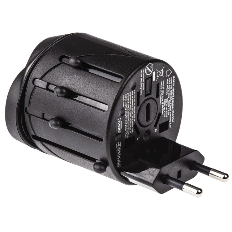 Adattatore universale da viaggio EU AU UK US 60x58x56mm