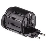 Adattatore universale da viaggio tutto in 1 EU + AU + UK + US, dimensioni: 60 x 58 x 56 mm