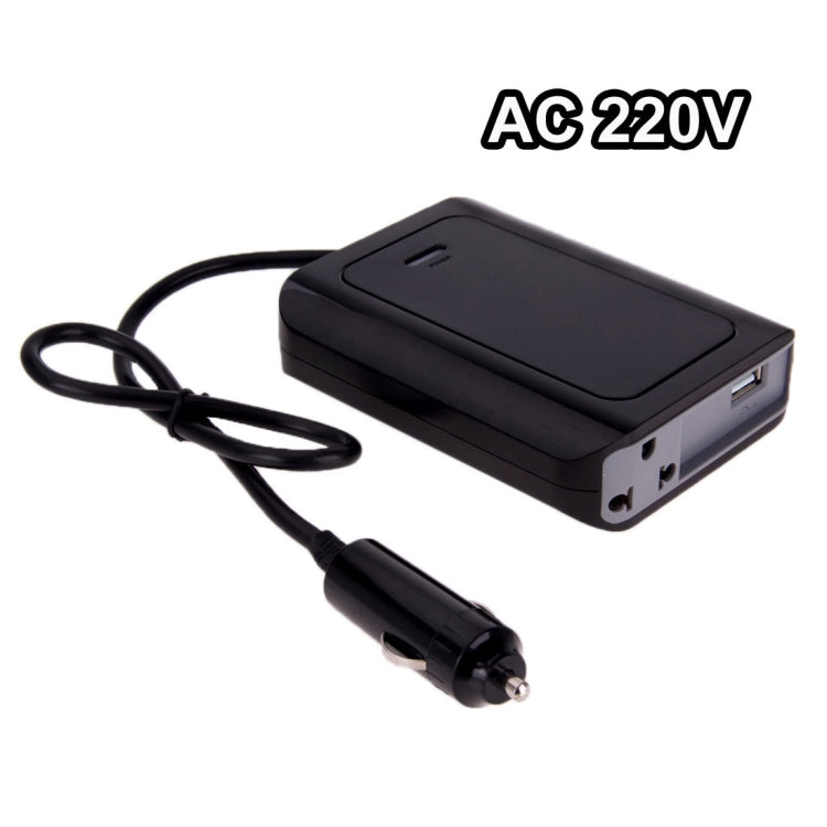 DY-200N, inverter di alimentazione per auto da 200 W CC 12 V a CA con porta USB da 500 mA e presa di alimentazione UE/USA, 110V, DY-200N
