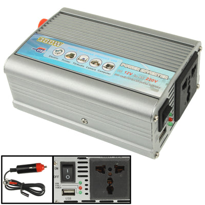 Convertitore di potenza per auto da 300 W CC da 12 V a CA 220 V con porta USB e caricatore per auto, 300W DC 12V to AC 220V