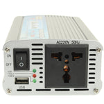 Convertitore di alimentazione per auto da 500 W CC da 12 V a CA 220 V con porta USB, 500W DC 12V to AC 220V