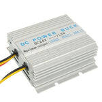 Trasformatore step-down per alimentazione auto CC da 24 V a 12 V, corrente di uscita nominale: 15 A, Rated Output Current: 15A