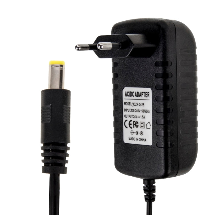 Adattatore alimentazione 24V 1,5A con spina UE