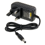 Adattatore alimentazione CA 12V 1A con spina UK 5,5x2,1 mm
