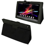 Custodia in pelle con supporto per Sony Xperia Tablet Z