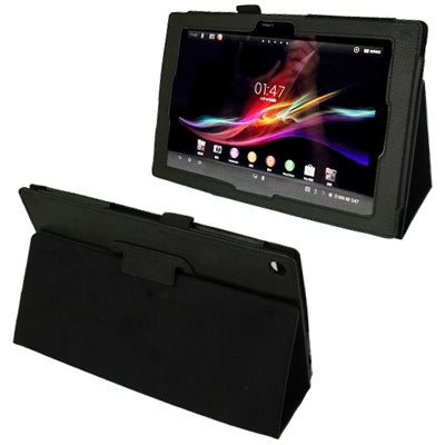 Custodia in pelle con supporto per Sony Xperia Tablet Z