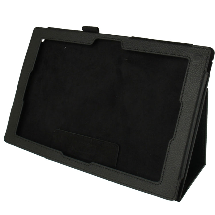Custodia in pelle con supporto per Sony Xperia Tablet Z
