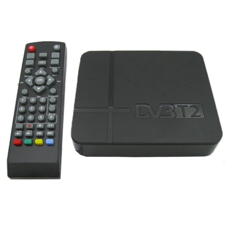 Mini ricevitore terrestre HD DVB-T2 Set Top Box, supporto USB / HDMI / MPEG4 /H.264