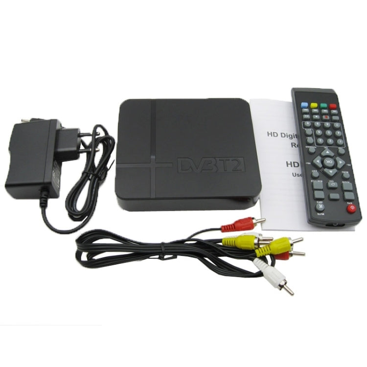 Mini ricevitore terrestre HD DVB-T2 Set Top Box, supporto USB / HDMI / MPEG4 /H.264