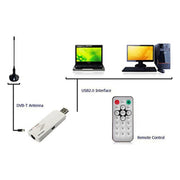 Chiavetta TV analogica USB, guarda la TV analogica sul tuo PC, con ingresso AV, adatta per il mondo, TV Stick