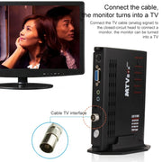 TV-Box LCD HD con telecomando, TV (PAL-BG+PAL-DK)