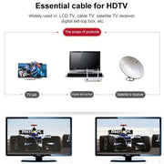 Cavo TV di buona qualità/Linea chiusa/Cavo RF/Linea segnale RF, Lunghezza: 10 m