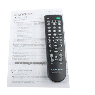 Telecomando universale per TV Chunghop RM-139ES