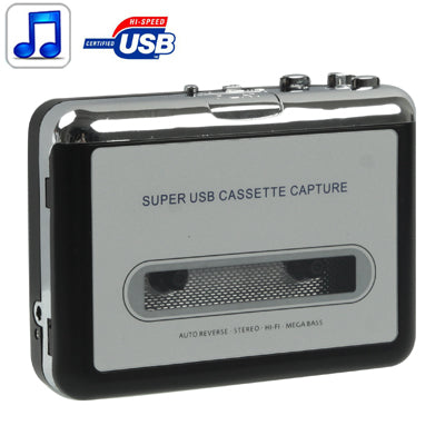 Convertitore da cassetta a MP3 da nastro a PC Super USB Cattura lettore musicale audio, Tape to MP3 Black