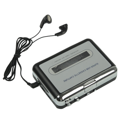 Convertitore da cassetta a MP3 da nastro a PC Super USB Cattura lettore musicale audio, Tape to MP3 Black