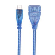 Cavo adattatore convertitore OTG da micro USB maschio a USB 2.0 femmina da 29 cm
