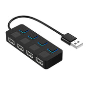 HUB USB 2.0 a 4 porte con 4 switch, 4 Ports with 4 Switch (Black), 4 Ports with 4 Switch (White)