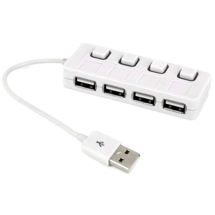 HUB USB 2.0 a 4 porte con 4 switch, 4 Ports with 4 Switch (Black), 4 Ports with 4 Switch (White)