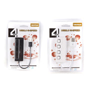 HUB USB 2.0 a 4 porte con 4 switch, 4 Ports with 4 Switch (Black), 4 Ports with 4 Switch (White)