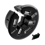 Adattatore splitter USB HUB USB 2.0 a 4 porte con tazza antipolvere, with Anti Dust Cup
