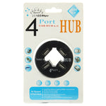 Adattatore splitter USB HUB USB 2.0 a 4 porte con tazza antipolvere, with Anti Dust Cup