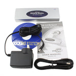 Docking station USB 2.0 ad alta velocità con 8 porte (2xUSB 2.0 + mouse PS2 + tastiera PS2 + RS232 + DB25 + LAN + upstream),Nero, Docking Station (Silver), Docking Station (Black)