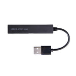 HUB USB 2.0 a 4 porte ad alta velocità, USB Splitter(Black)