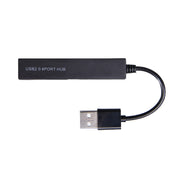 HUB USB 2.0 a 4 porte ad alta velocità, USB Splitter(Black)