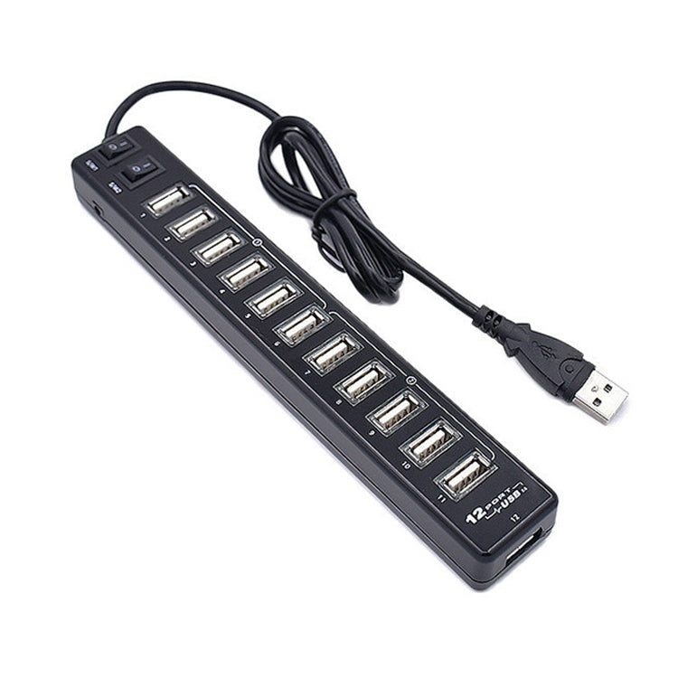 HUB USB 2.0 a 12 porte, adatto per notebook/netbook