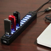 HUB USB 2.0 a 12 porte, adatto per notebook/netbook