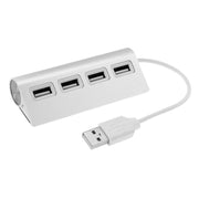 Mini splitter USB in alluminio HUB USB 2.0 a 4 porte da 480 Mbps ad alta velocità