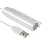 Mini splitter USB in alluminio HUB USB 2.0 a 4 porte da 480 Mbps ad alta velocità