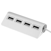 Mini splitter USB in alluminio HUB USB 2.0 a 4 porte da 480 Mbps ad alta velocità