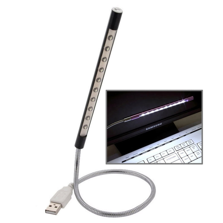Luce LED USB portatile ultra luminosa a 10 LED