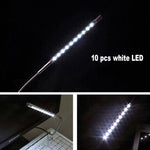 Luce LED USB portatile ultra luminosa a 10 LED