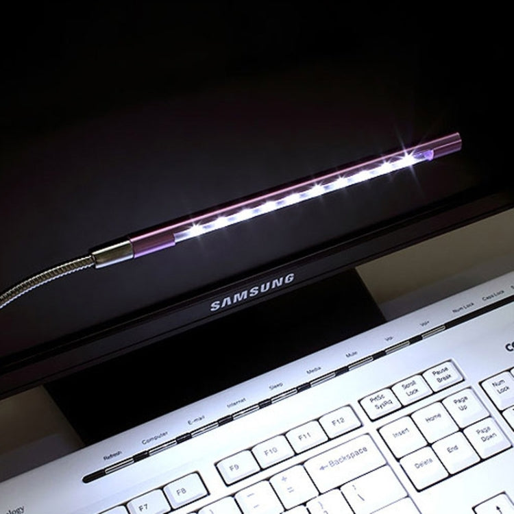Luce LED USB portatile ultra luminosa a 10 LED