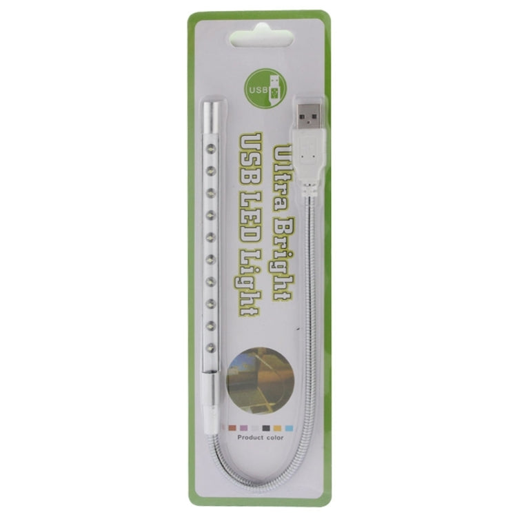Luce LED USB portatile ultra luminosa a 10 LED