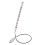 10 LED, 1 W, luce bianca, 10-LED (Silver)