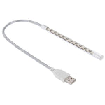 10 LED, 1 W, luce bianca, 10-LED (Silver)