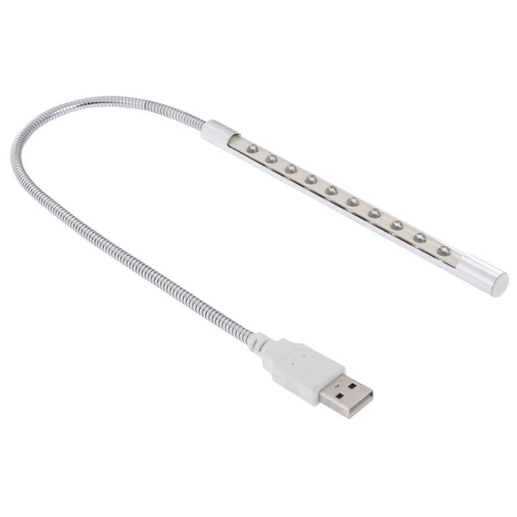10 LED, 1 W, luce bianca, 10-LED (Silver)