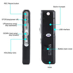 Registratore vocale digitale 8GB con funzione VOX
