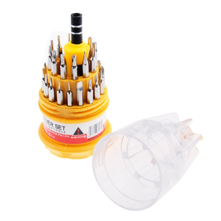 5 Set 31 in 1 Micro cacciavite di precisione tascabile Kit di strumenti per la riparazione dell'orologio, 31 in 1