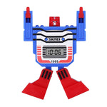 SKMEI Trasformazione Giocattolo Cambiamento Forma Quadrante Rimovibile Movimento Digitale Orologio per Bambini con Cinturino in Cemento di Plastica PU