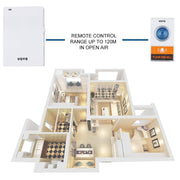 Campanello remoto wireless VOYE V005A con 38 suoni di polifonia, V005A