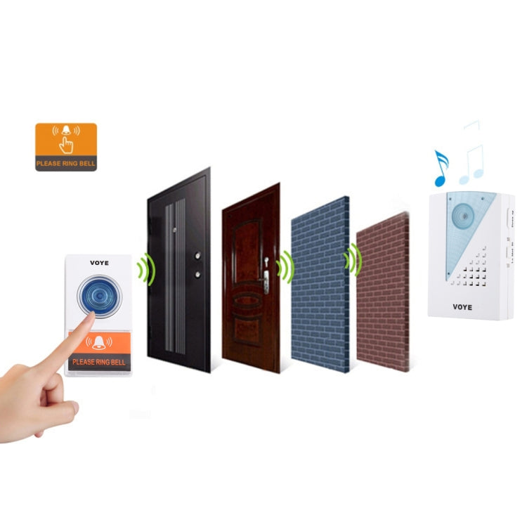 Campanello wireless VOYE V001A con telecomando 38 suoni