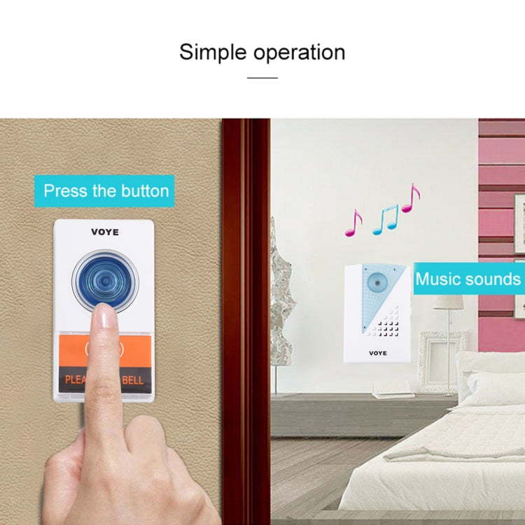 Campanello wireless VOYE V001A con telecomando 38 suoni