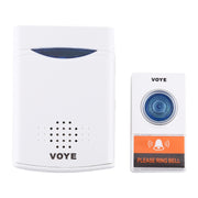 VOYE V006A Campanello wireless con telecomando per musica domestica con 38 suoni di polifonia, V006A