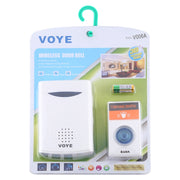 VOYE V006A Campanello wireless con telecomando per musica domestica con 38 suoni di polifonia, V006A
